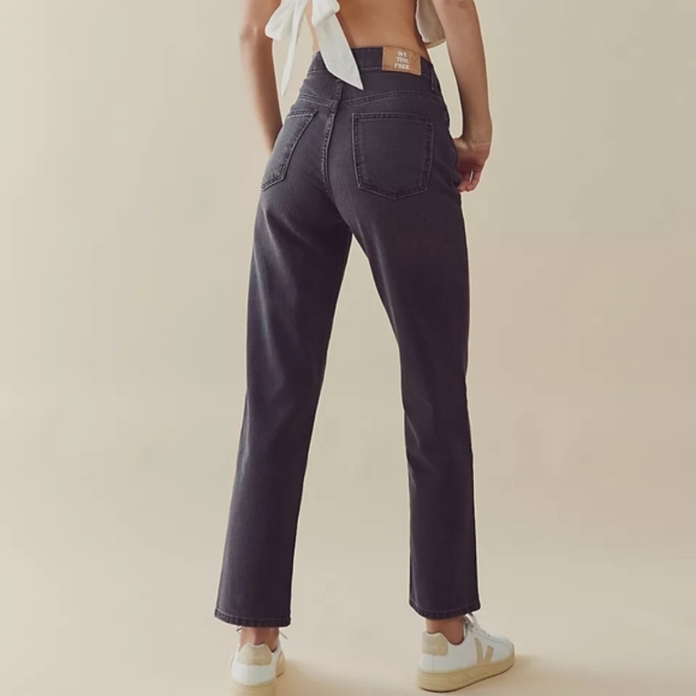 Free People Pacifica Jeans Worn Black
